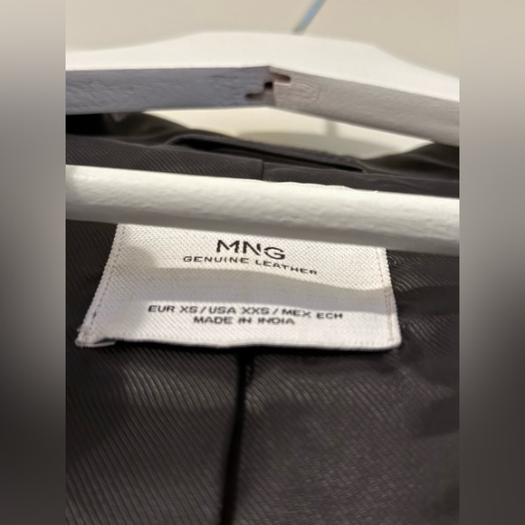 Mango Pre-owned Faux leather jacket - black size us xxs - Picture 9 of 16